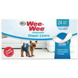 Wee-Wee Dog Diaper Garment Pads, 24 Count