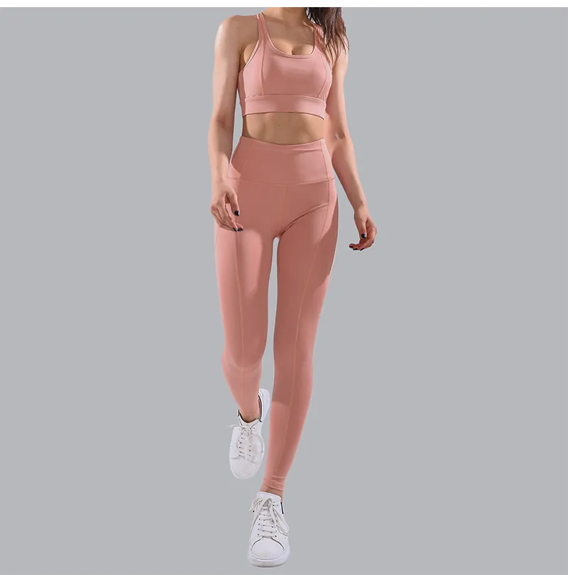 Wholesale High-waisted Workout Outfit Sets