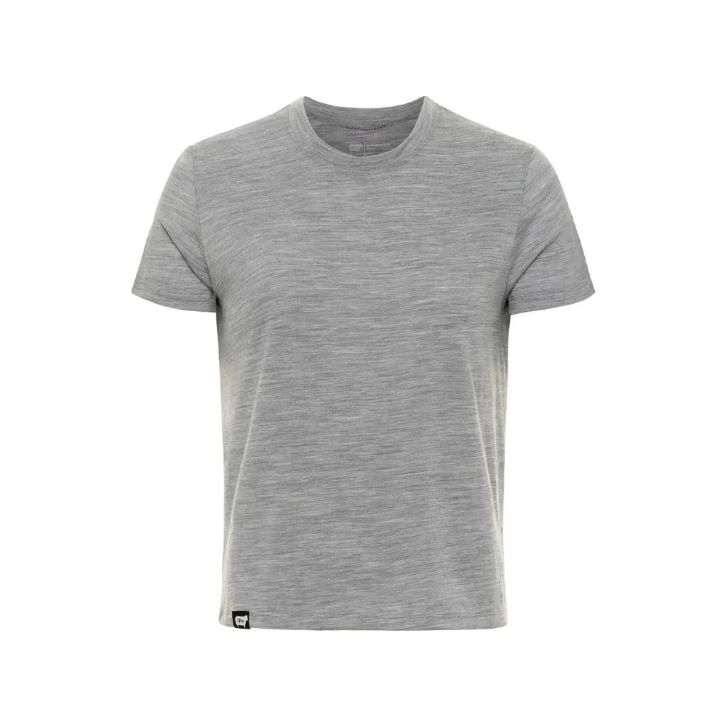 Women's 100% Merino Relaxed Crew Short Sleeve